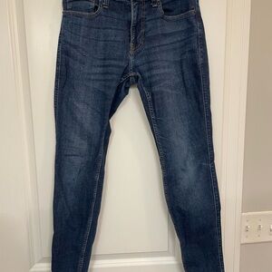 Hollister Dark Blue Super Skinny Denim Jeans